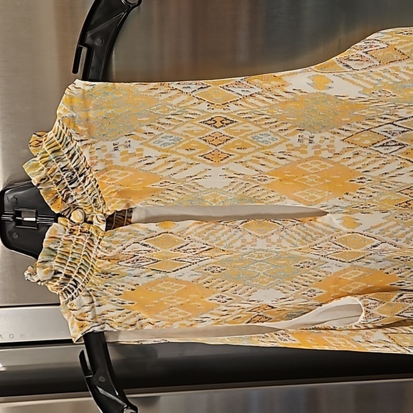 💕VERONICA M💕 Mock Neck Sleeveless Blouse ~ Multi-Color Print Medium M NWOT - Picture 4 of 7